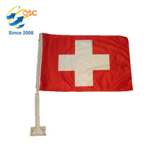 lowest price of red cross bike flags